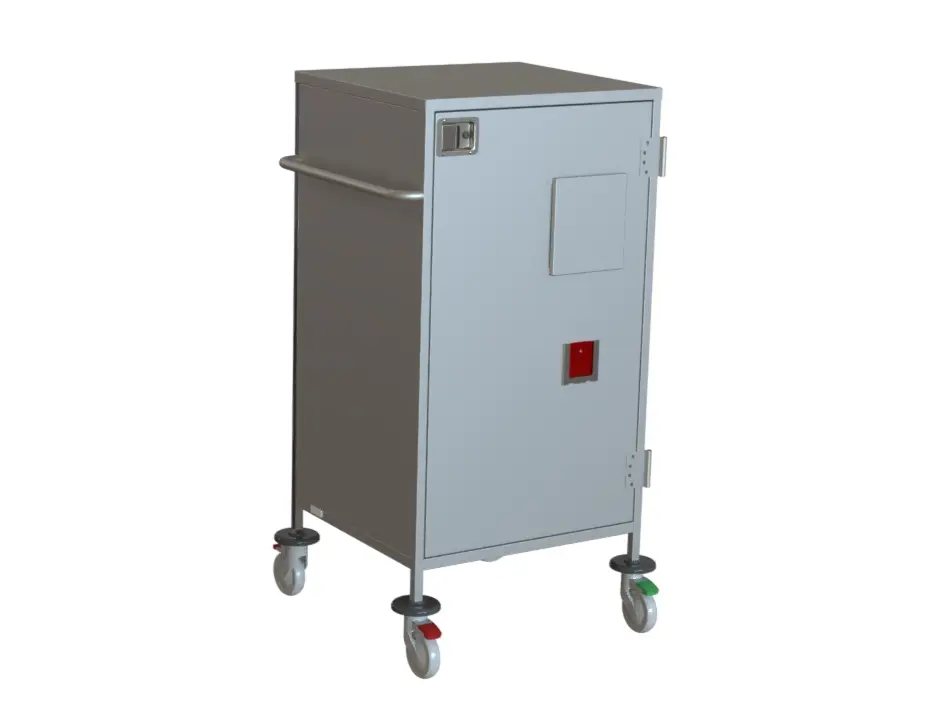 CSD Case Cart – Stainless Steel – Trolley Washer Compatible – 12 STU Tray Capacity