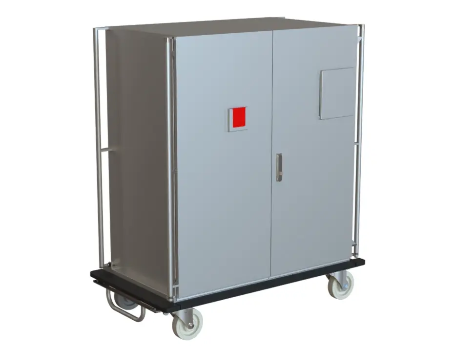 CSSD Transport Trolley – Stainless Steel – Trolley Washer Compatible – 18 STU Capacity