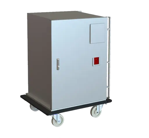 [SP395.1-PS-12-TW] CSSD Transport Trolley – Stainless Steel – Trolley Washer Compatible – 12 STU Tray Capacity